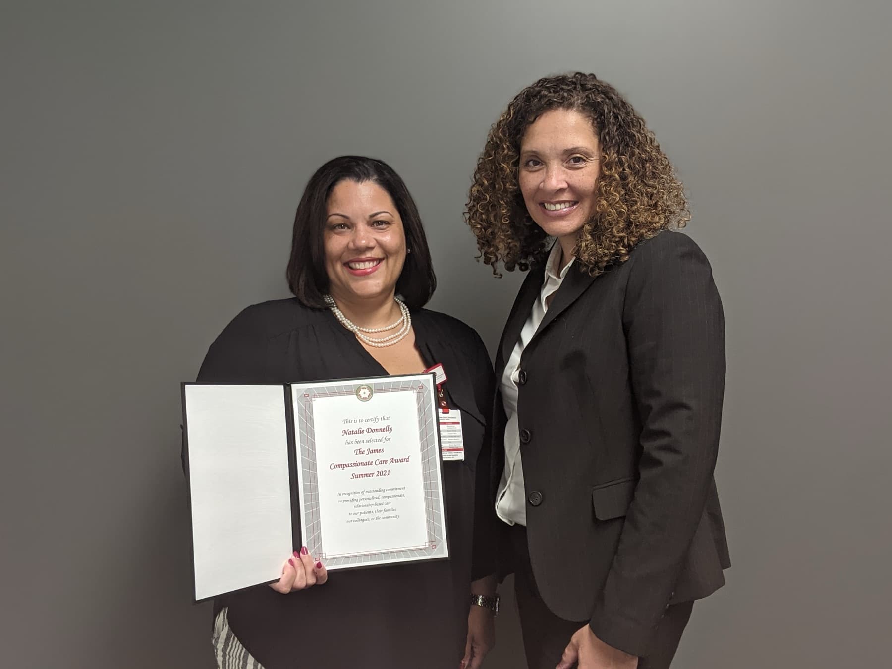 The Ohio State James Compassionate Care Award