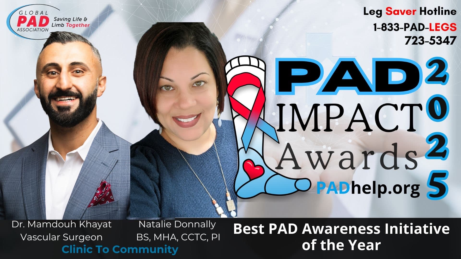 Global Peripheral Artery Disease Awareness Impact Award 2025